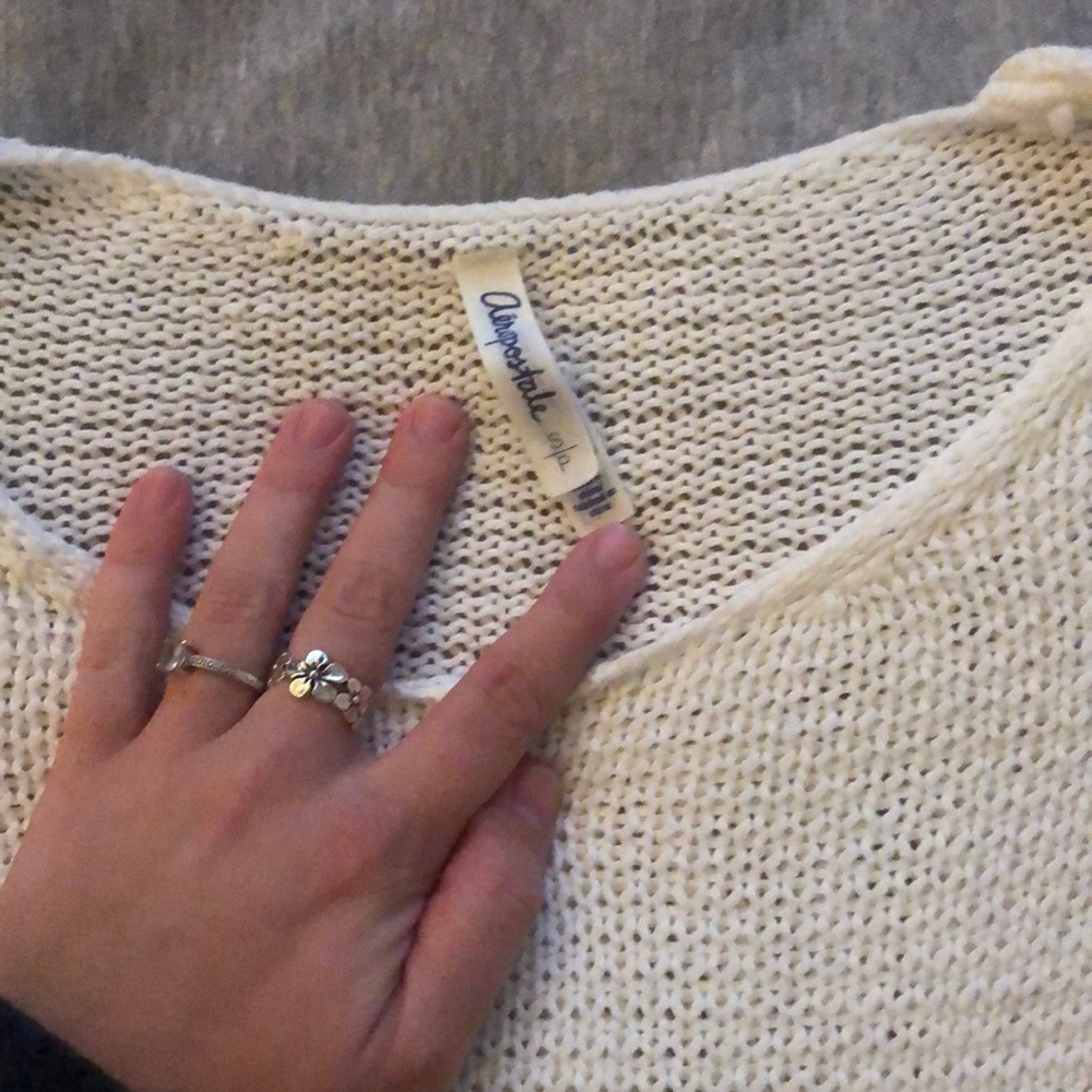 White sweater
